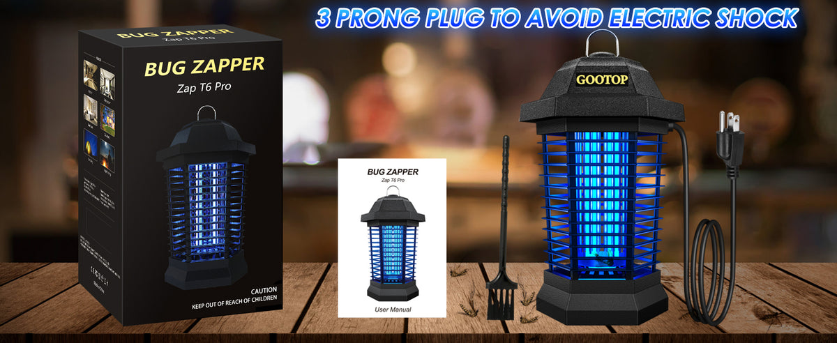 GOOTOP Bug Zapper Outdoor and Indoor

GOOTOP Electric Mosquito Killer Trap 4200V

GOOTOP Fly Zapper with 3-Prong Plug

GOOTOP Mosquito and Insect Zapper for Home and Garden

GOOTOP Chemical-Free Bug Zapper Safe for Pets

GOOTOP High Voltage Insect Killer for Patio and Backyard

GOOTOP Mosquito Trap ABS Plastic Durable Design

GOOTOP Bug Zapper Covers Half Acre Outdoor Use